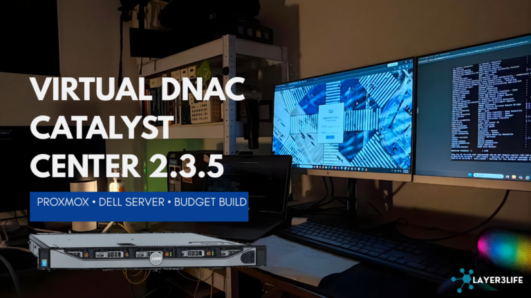 Installing Catalyst Center (DNAC) 2.3.5 on Proxmox (Budget Friendly?)
