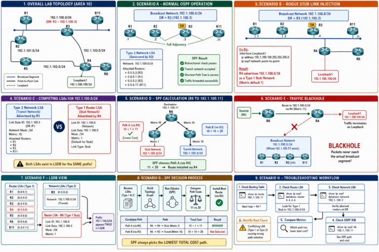 003 CCIE EI Study Notes – Why OSPF Chose the Wrong Route?